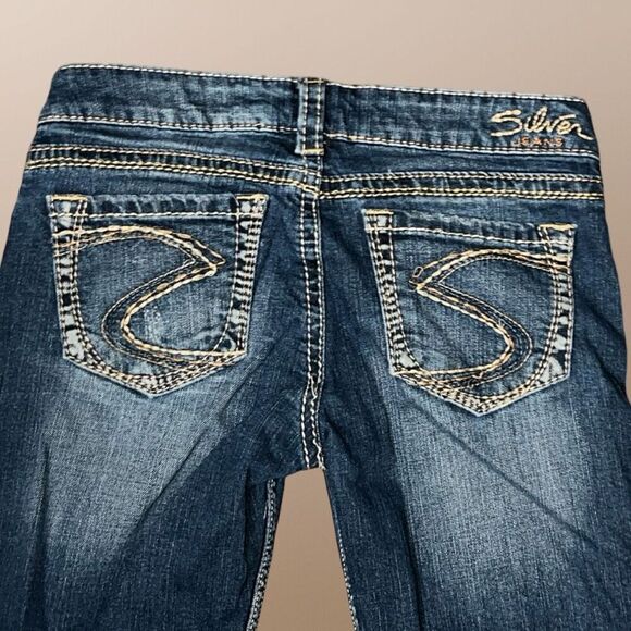 Silver Francis Boocut Denim Jeans Size 29x33 #237 - Picture 6 of 8